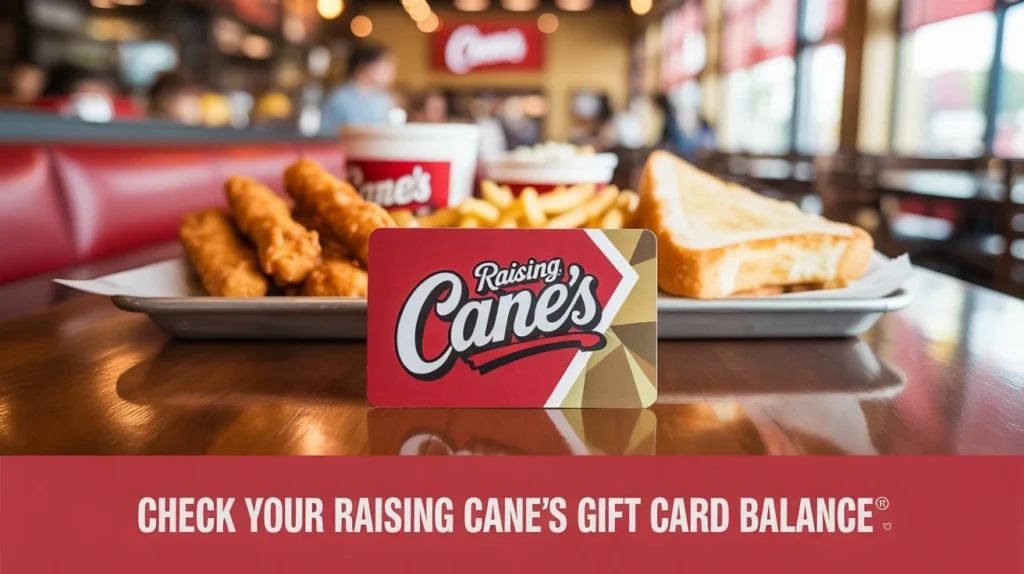 Check Raising Cane's Gift Card Balance