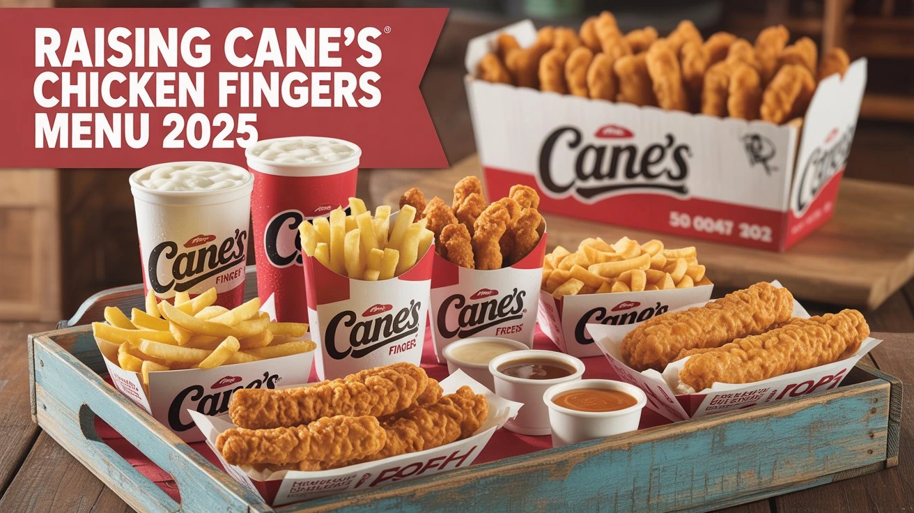 Raising Cane's Chicken Fingers Menu