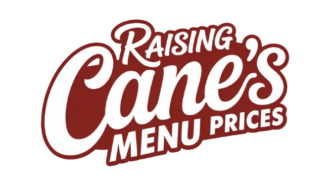 Raising Cane's Menu logo