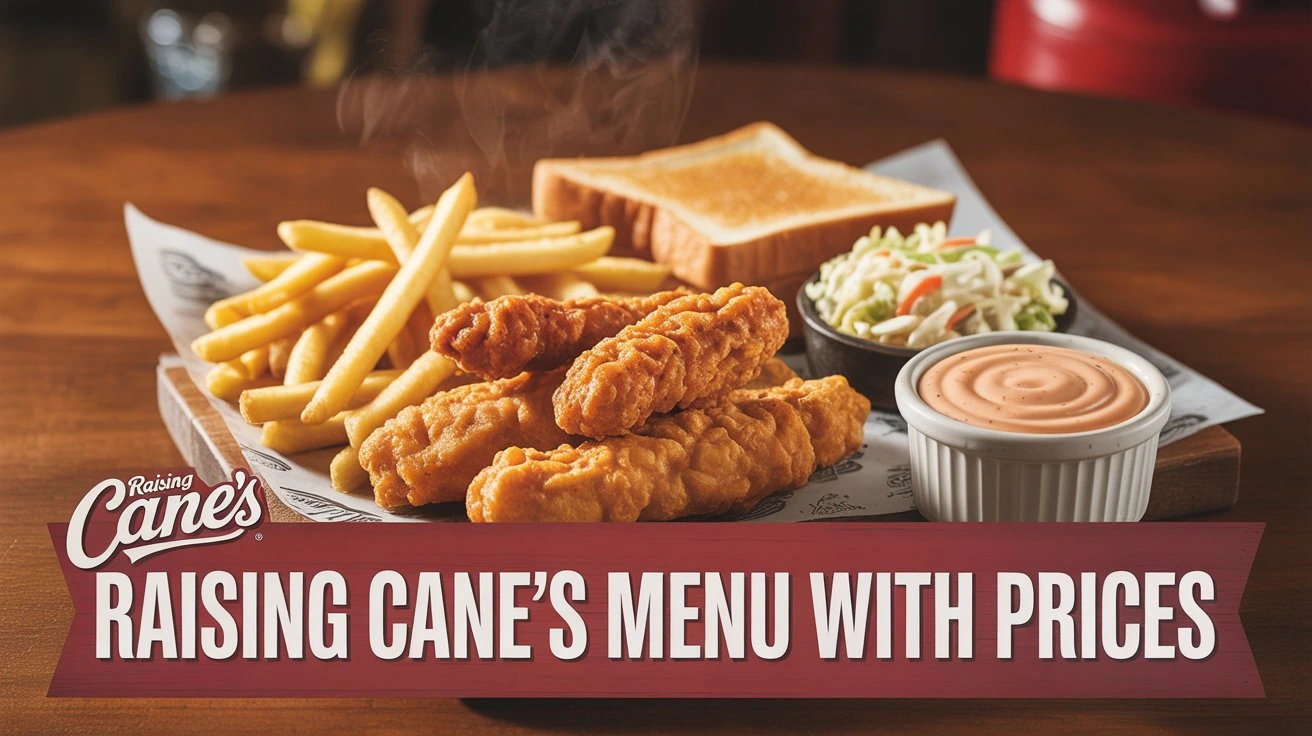 Raising Cane's Menu With Prices