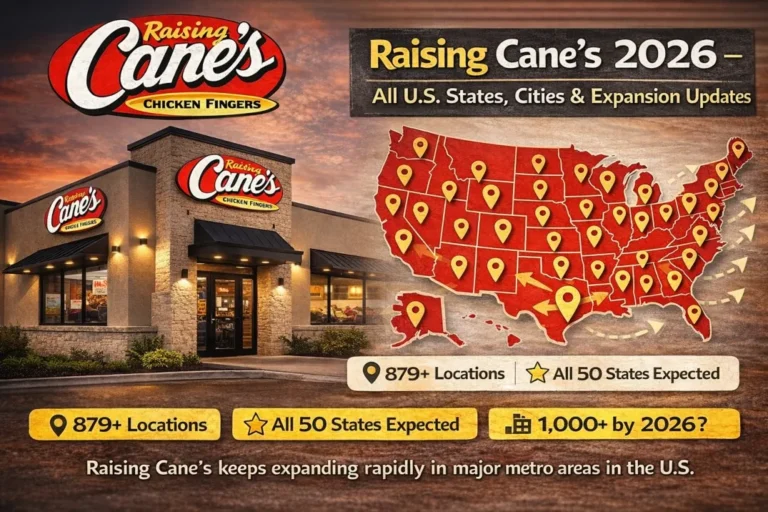 Raising Cane’s Locations