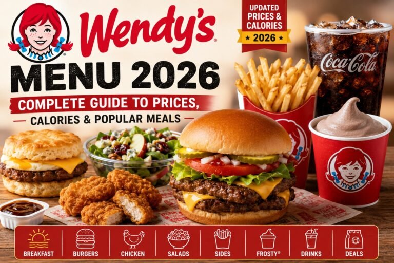 Wendy’s Menu 2026: Complete Guide to Prices, Calories & Popular Meals